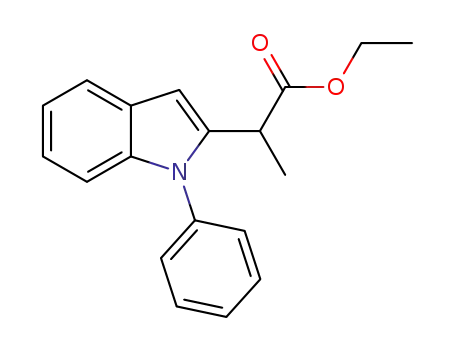 2-(1-phenyl-1H-indol-2-yl)propionic acid ethyl ester