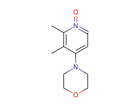 Morpholine, 4-(2,3-dimethyl-4-pyridinyl)-, N-oxide
