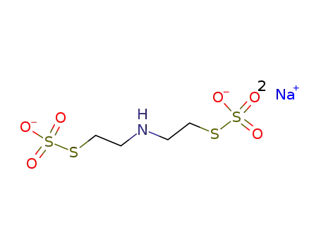 Molecular Structure of 122413-81-4 (Thiosulfuric acid(H2S2O3), S,S'-(iminodi-2,1-ethanediyl) ester, disodium salt (9CI))