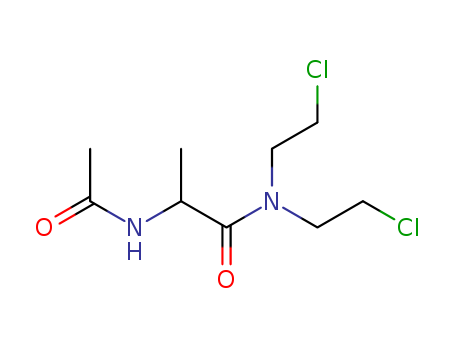 Propanamide,2-(acetylamino)-N,N-bis(2-chloroethyl)- cas  3183-27-5