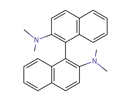 Molecular Structure of 135029-77-5 (R-N,N,N',N'-tetramethyl-1,1'-binaphthyldiamine)