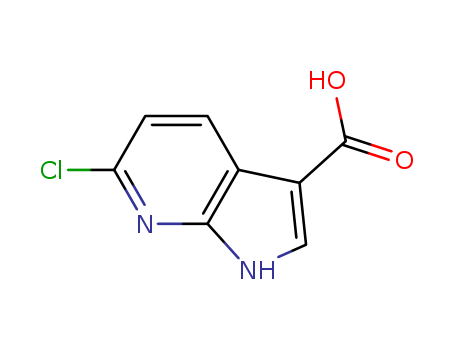 1H-Pyrrolo[2,3-b]pyridine-3-carboxylic acid, 6-chloro-