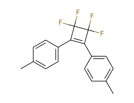 Molecular Structure of 30829-40-4 (1,2-Di-p-tolyl-3,3,4,4-tetrafluor-1-cyclobuten)
