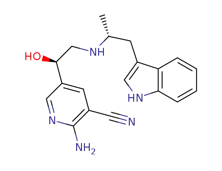 (R)-6-Amino-5-cyano-α-[[(1(R)-methyl-2-(1H-indol-3-yl)-ethyl)amino]methyl]-3-pyridinemethanol
