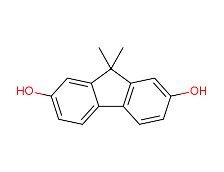 Molecular Structure of 221010-68-0 (9,9-DIMETHYL-9H-FLUORENE-2,7-DIOL)