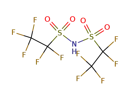Molecular Structure of 152894-10-5 (N,N-BIS(PENTAFLUOROETHANESULFONYL)IMIDE)