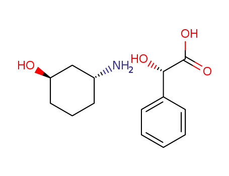(1R,3R)-(3-hydroxycyclohexyl)ammonium (S)-mandelate