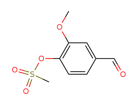 Benzaldehyde, 3-methoxy-4-[(methylsulfonyl)oxy]-