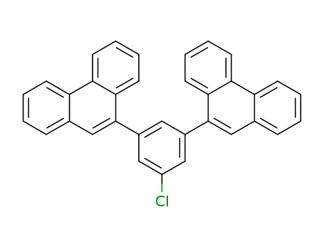 Molecular Structure of 1369431-34-4 (9-[3-chloro-5-(phenanthren-9-yl)phenyl]phenanthrene)