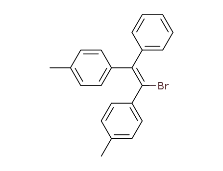 Benzene, 1,1'-(1-bromo-2-phenyl-1,2-ethenediyl)bis[4-methyl-, (E)-