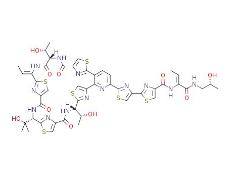 Molecular Structure of 59979-01-0 (44-O-DeMethylthiocillin II)