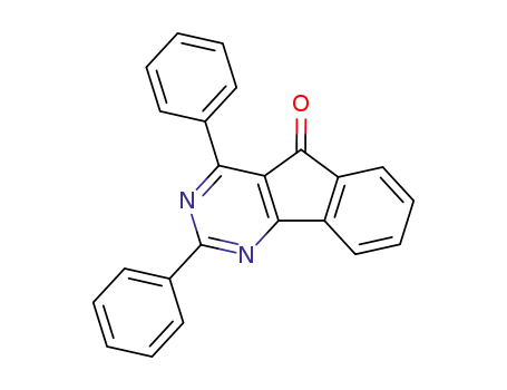 Molecular Structure of 31570-63-5 (2,4-Diphenyl-indeno[1,2-d]pyrimidine-5-one)