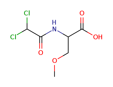 Alanine,N-(dichloroacetyl)-3-methoxy-, DL- (8CI) cas  3183-36-6
