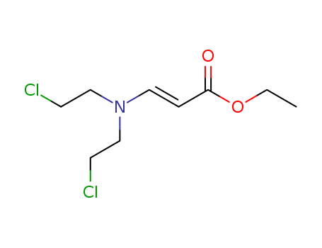 ethyl (E)-3-[bis(2-chloroethyl)amino]prop-2-enoate cas  18352-41-5