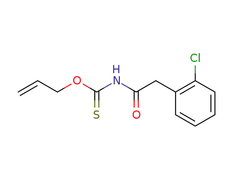 Molecular Structure of 148931-08-2 (O-allyl N-(2-chlorophenylacetyl)monothiocarbamate)