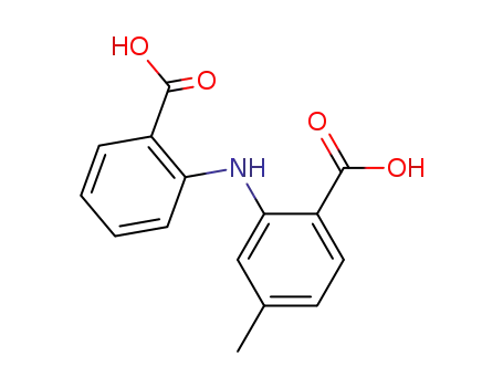 Molecular Structure of 63329-46-4 (Benzoic acid, 2-[(2-carboxyphenyl)amino]-4-methyl-)