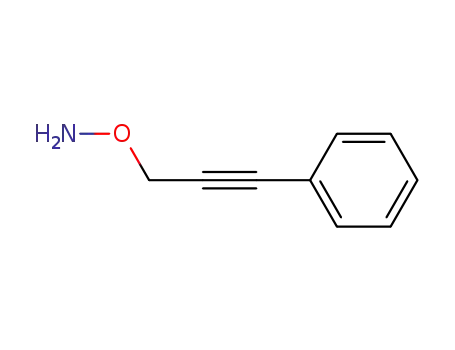 Molecular Structure of 149649-90-1 (Hydroxylamine, O-(3-phenyl-2-propynyl)- (9CI))