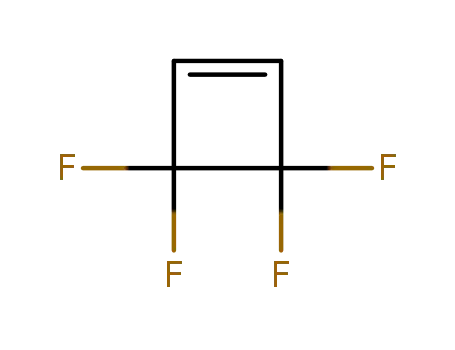 Molecular Structure of 2714-38-7 (3,3,4,4-tetrafluorocyclobutene)