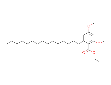 Benzoic acid, 2,4-dimethoxy-6-pentadecyl-, ethyl ester