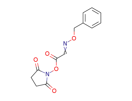 [(E)-Benzyloxyimino]-acetic acid 2,5-dioxo-pyrrolidin-1-yl ester