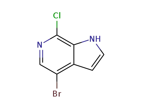 4-bromo-7-chloro-1H-pyrrolo[2,3-c]pyridine