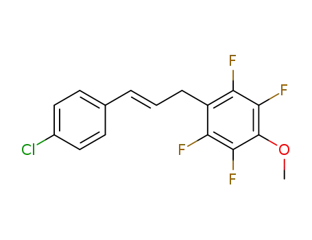 (E)-1-(4-chlorophenyl)-3-(2,3,5,6-tetrafluoro-4-methoxyphenyl)prop-1-ene