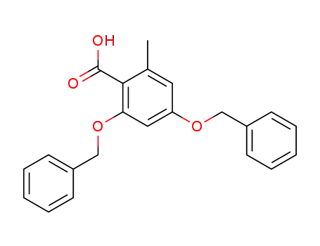 Benzoic acid, 2-methyl-4,6-bis(phenylmethoxy)-