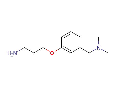 Molecular Structure of 69384-05-0 (3-(3-aminopropoxy)-N,N-dimethylbenzenemethanamine)