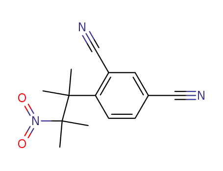 2-(o,p-dicyanophenyl)-2,3-dimethyl-3-nitrobutane