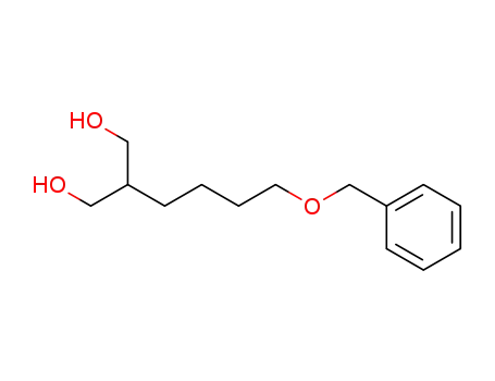 Molecular Structure of 151134-33-7 (2-(4-(benzyloxy)butyl)propane-1,3-diol)