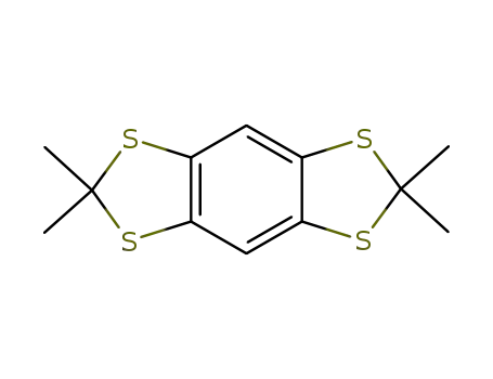 Molecular Structure of 137454-00-3 (2,2,6,6-tetramethylbenzo[1,2-d:4,5-d’]bis([1,3]dithiole))