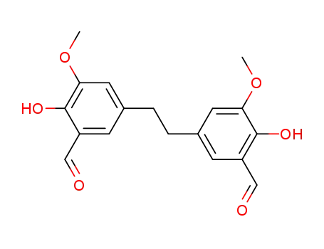 1,2-Bis-(3-formyl-4-hydroxy-5-methoxy-phenyl)-ethan