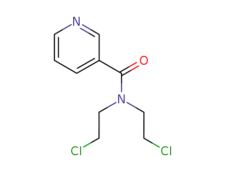 Molecular Structure of 99360-31-3 (3-(N,N-bis(2-chloroethyl)carbamoyl)pyridine)