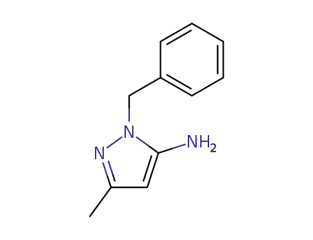 Molecular Structure of 1134-82-3 (2-BENZYL-5-METHYL-2H-PYRAZOL-3-YLAMINE)