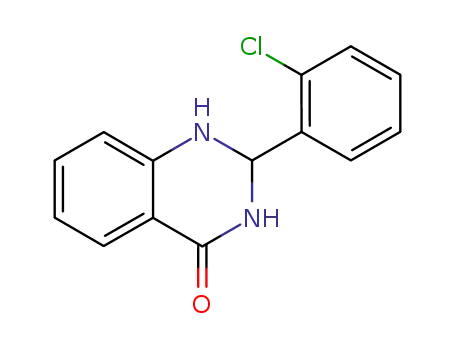 Molecular Structure of 13324-80-6 (2-(2-chlorophenyl)-2,3-dihydro-4(1H)-quinazolinone)