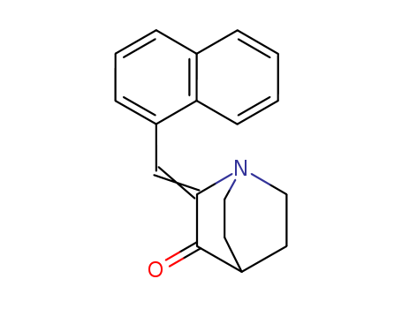 1-Azabicyclo[2.2.2]octan-3-one,2-(1-naphthalenylmethylene)- cas  24123-91-9
