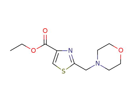 4-Thiazolecarboxylic acid, 2-(4-morpholinylmethyl)-, ethyl ester