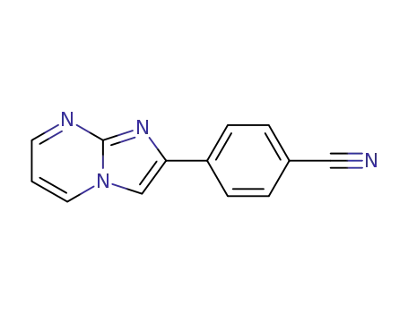 Molecular Structure of 104691-51-2 (4-IMIDAZO[1,2-A]PYRIMIDIN-2-YL-BENZONITRILE)