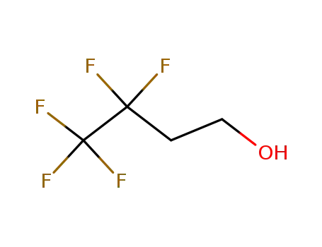 Molecular Structure of 54949-74-5 (3,3,4,4,4-PENTAFLUOROBUTAN-1-OL)