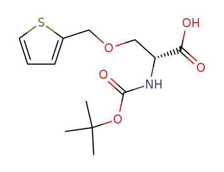 N-tert-butoxycarbonylamino-O-thien-2-ylmethyl-D-serine