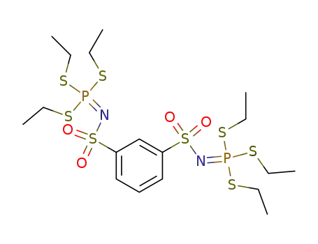 Molecular Structure of 111325-81-6 (C<sub>18</sub>H<sub>34</sub>N<sub>2</sub>O<sub>4</sub>P<sub>2</sub>S<sub>8</sub>)