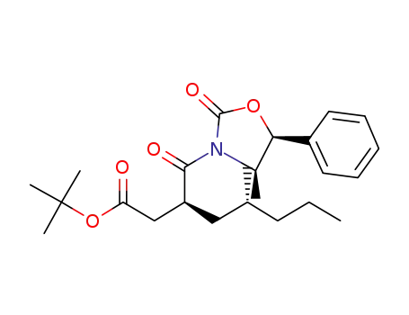 (3S,5R)-5-methyl-3-((4R,5S)-4-methyl-2-oxo-5-phenyloxazolidine-3-carbonyl)octanoic acid tert-butyl ester