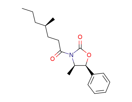 2-Oxazolidinone, 4-methyl-3-[(4R)-4-methyl-1-oxoheptyl]-5-phenyl-,
(4R,5S)-