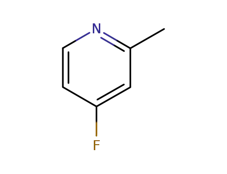 Molecular Structure of 766-16-5 (4-FLUORO-2-METHYLPYRIDINE)
