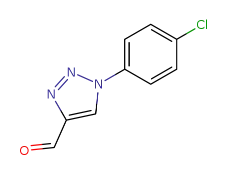 Molecular Structure of 113934-27-3 (1-(4-CHLOROPHENYL)-1H-1,2,3-TRIAZOLE-4-CARBALDEHYDE)