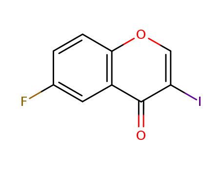 Molecular Structure of 454689-23-7 (6-Fluoro-3-iodochroMone)
