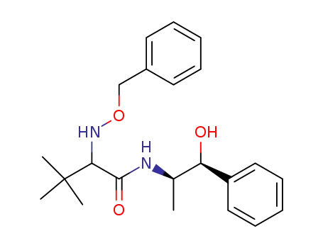 α-N-benzyloxyamino-β,β-dimethylbutyryl-(1S,2R)-norephedrine