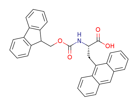 9-Anthracenepropanoicacid, a-[[(9H-fluoren-9-ylmethoxy)carbonyl]amino]-,(aR)-