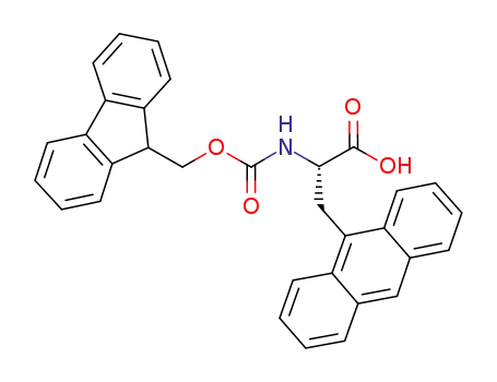 Molecular Structure of 268734-27-6 (FMOC-L-9-ANTHRYLALANINE)