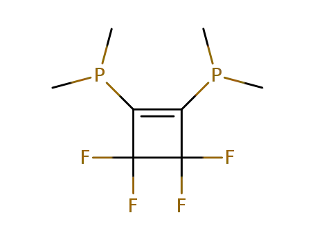 1,2-Bis-dimethylphosphino-3,3,4,4-tetrafluor-cyclobuten